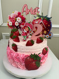 Strawberry Shortcake Cake Topper 🍓
